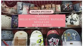 ENCONTR&Eacute; UNA TIENDA CON CARTERAS ORIGINALES DE HELLO KITTY SNOOPY MAFALDA NICOLE LEE Y MICKEY MOUSE