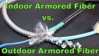 Indoor Armored vs Outdoor Armored Fiber Optic Cable