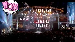 Reaction - Gretchen Wilson with Alice in Chains Cover of Heart Barracuda reaction videos