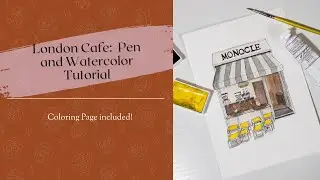 Coffee Shop Watercolor: Full Tutorial From Start to Finish |