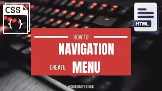 how to create a simple navigation bar Menu in HTML CSS | for beginners (2024)