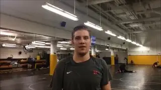 RVision: @RUWrestling Senior Hayden Hrymack Talks Iowa 12-10-15