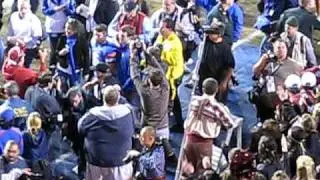 Tebow chomps the Seminole marching band on Senior Day