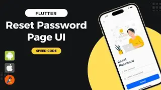 Flutter Reset Password Page UI  | Speed Code