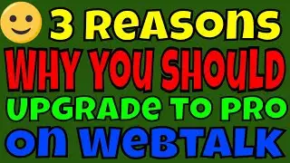 Why you should upgrade to pro on Webtalk 