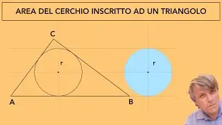 PROBLEMI DI GEOMETRIA: L’area di un cerchio inscritto ad un triangolo.