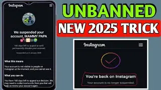 How to Recover Disabled & Suspended Instagram Account 2025 | You Submitted an Appeal Problem Solve