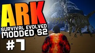 ARK Survival Evolved - BADASS GIGANTO VS ALPHA CARNO, FIGHTING ANCIENT DINO Modded #7 (ARK Gameplay)