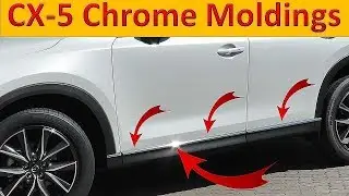 Fitting Chrome Moldings to the Mazda CX-5