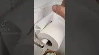 Toilet paper scare prank! #shorts