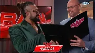 ANDRADE FIRMA CON RAW! WWE RAW 29 de ENERO 2024 espa&ntilde;ol latino