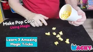 3 Tricks with Everyday Objects - Popcorn?! A Straw?! A RING?! 🤯