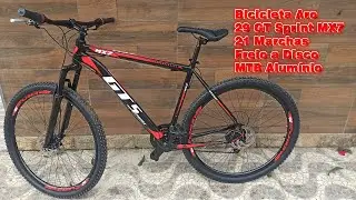 Bicicleta Aro 29 GT Sprint MX7 21 Marchas Freio a Disco MTB Alum&iacute;nio