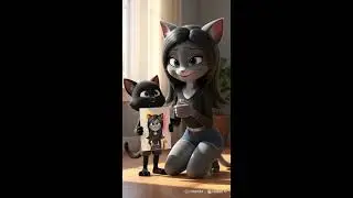 AI Cat Animation #cat #cartoon #cataiimages #3danimation #funny #kitten #cats #catshorts #ai #aicat