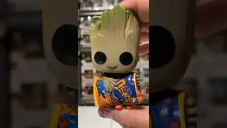 Groot with Cheese Puffs | 1196 Funko Pop #funkopop #groot #iamgroot #marvel #funko