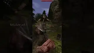 Gothic II Gold: Molerats używają specjalnego ataku #gaming #gothic2 #1v1