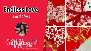 Endless Love Card Class | Fun Fold Cards & Shaker Cards | Handmade Cardmaking Tutorial | Stampin Up