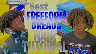 The BEST How to get FREEFORM DREADS tutorial!!! *EASY METHOD*