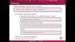 Cassandra 7   Sharding and Indexing