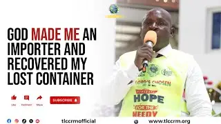 GOD MADE ME AN IMPORTER AND RECOVERED MY LOST CONTAINER