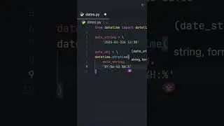 Converting Date Strings to Python Date Object