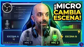 Cómo cambiar de escena en OBS según el micrófono - Advance Scene Switcher