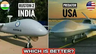 India's Rustom-2 Vs US Predator Drone - DRDO Rustom-2 Vs MQ-1 Predator | Which Is Better? (Hindi)