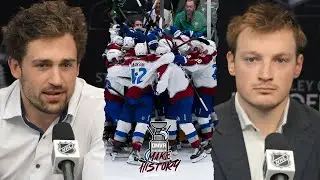 Cale Makar & Miles Wood After Overtime Comeback Win vs Stars in Game 1