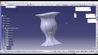 How to use a Multi Section Solid option in CATIA?