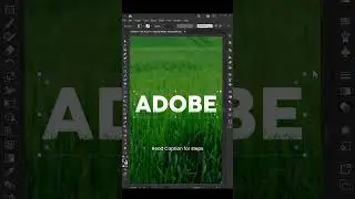 Grass Text Effect in Adobe illustrator