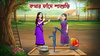 কথার ফাঁদে শাশুড়ি | Bow Sasurir Natok | Bangla Village ‍Story | Golpo Konna Cartoon