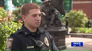 Perth Amboy police officer saves man from being struck by train