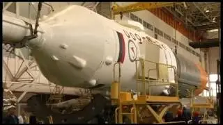 One-year crew&rsquo;s ride to orbit prepped for flight