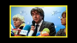 Carles puigdemont and ex-ministers freed from custody in belgium