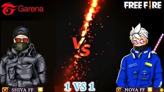 Shiva FF vs NG Nova 😱 Custom Room Challenge | One Tap Headshot 🔥