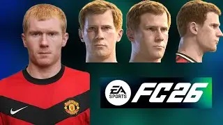 EA FC 26 &mdash; Как создать Пола Скоулза в &laquo;Манчестер Юнайтед&raquo; | Профессиональные клубы | Создание лиц...