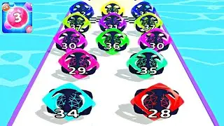 Marble Run 3D-Color Ball Race ! All Levels Gameplay (47-52) android, ios