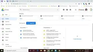 Google Drive: Priority Page