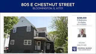 805 E Chestnut Street, Bloomington, Illinois Homes for Sale | www.coldwellhomes.com