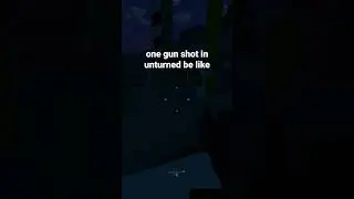 one gun shot in unturned be like #shorts #unturned #belike