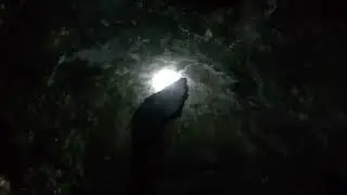 Escaping fireworks with the dogs at Milldale in Derbyshire