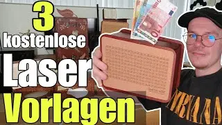 Taschentuchspender, Spardose & Vogelfutterstation - Kostenloser Download Atomstack X30