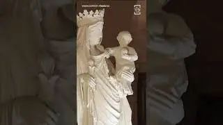 Virgin Statue Returns to Notre Dame de Paris in Torchlight Procession.