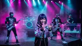【6 Hours】J-Cute Metal Vocalist &times; Cyberpunk Band & DJ &mdash; Neon Hardcore (Seamless Loop)