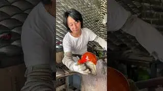 Making a glazed apple | Liulige #glass #blowing #liuli #fused #Crafts