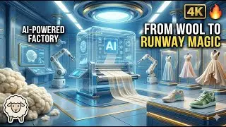From Wool to Runway Magic: Inside the AI-Powered Factory Crafting Luxe Dresses & Eco-Shoes in 4K! 🐑🔥