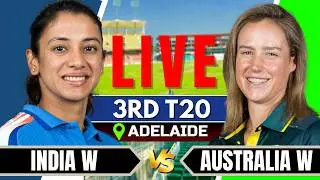 🔴Live: India Women vs Australia Women | 3rd T20 | Live Score & Commentary | Live cricket match today