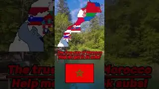 The true size of Morocco #shorts #geography #education #mapping