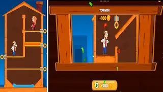 How To Play Home Pin 1 (WEEGOON) - All Levels 1-28 - Fun Stickman Puzzle Game