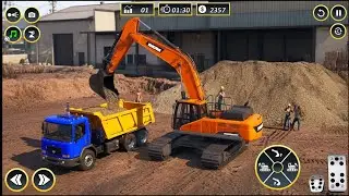 JCB Game 3D Road Construction - Offline Mobile Android Gameplay Walkthrough Part 1 JCB WaLa Game 